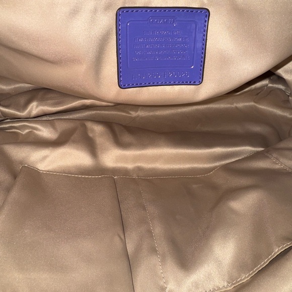 Coach poppy Purple and Tan Signature Tote Bag - Picture 6 of 6